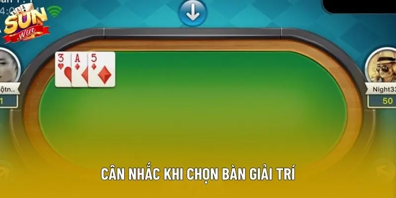 Cân nhắc khi chọn bàn giải trí Cân nhắc khi chọn bàn giải trí